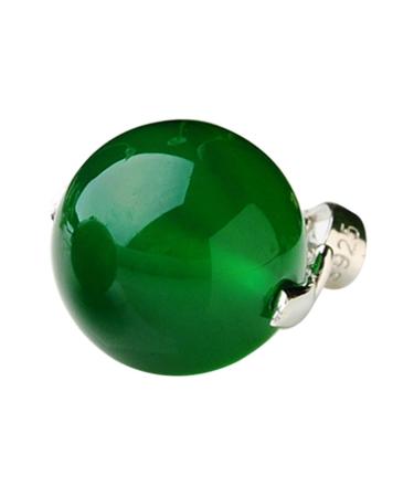 COHEALI Pendants for Necklaces Chalcedony Pendant Gemstone Beads Chalcedony Beads Agate Lovers Emerald Beads