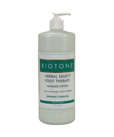 Biotone Herbal Foot Massage Lotion  32 Ounce