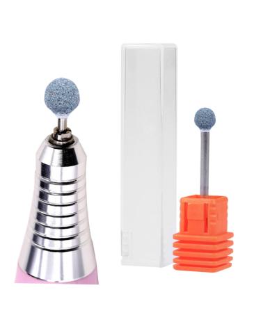 minkissy Nail Accessories Nail Tools Pink Tools Cuticle Nail Drill Bits Nail Set Tool Nail Drill Bits for Acrylic Nail Grinding Tool Nail Grinding Head Nail Polish Tool Grinding Stick Strip medium As Shown