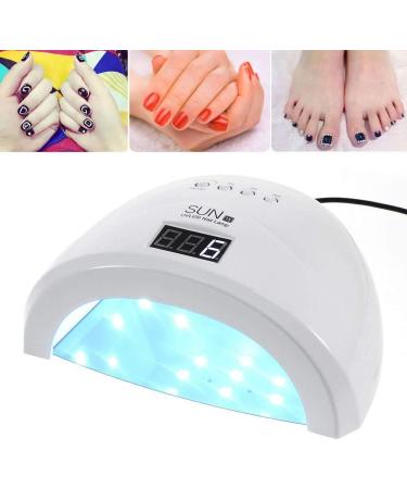 Saltwater Time UV LED Nail Lamp 48W - Professional Timer & Sensor for Perfect Nail Modelling - Buy Online on GoSupps.com