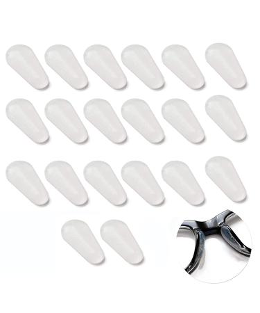 10 pairs of glasses nose pads silicone nose pads slide -resistant self -adhesive nose pads for glasses sunglasses transparent 1.8mm transparent 1.8mm - Buy Online on GoSupps.com