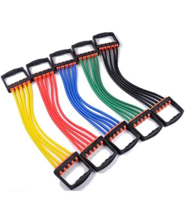 BESPORTBLE Chest Expander Stretchy Arm Pulling Resistant Band Fitness Exercise Puller Adjustable Spring Exerciser Random Color - Buy Online on GoSupps.com