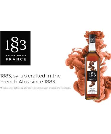 Maison Routin 1883 Caramelized Peanuts Syrup Glass Bottle 1000 Milliliter - Buy Online on GoSupps.com