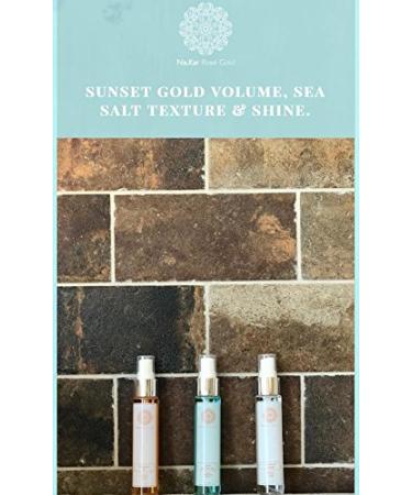 Sunset Gold Hairspray - Beach Wave Hair Volumizing Spray Sea Salt Marula Dry Oil Hair Shine Spray Collection Hair Color Protector & UV Hair Protection - Buy Online on GoSupps.com