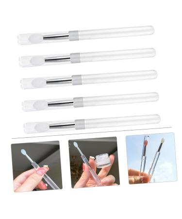 5pcs Silicone Lip Brush Set - Lip Balm Lip Mask Eyeshadow & Makeup Applicator for Women - Perfect Beauty Supply for Flawless Application - Buy Online on GoSupps.com