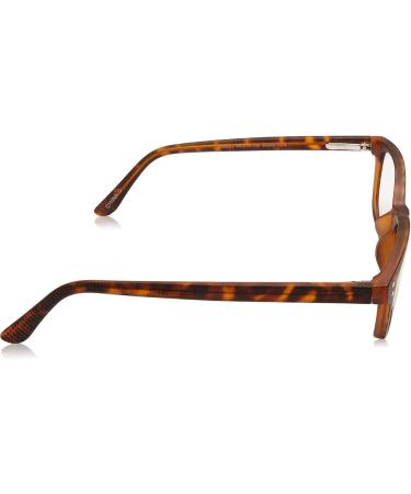Foster Grant Women's Sheila Rectangular Reading Glasses - Matte Tortoise/Transparent - Stylish & Adjustable 2x Magnification - Buy Online on GoSupps.com