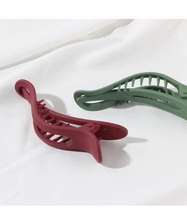 Shop Stylish 6-Pack Hair Clips - Large Classic & Multicolored Bird Nest Design for Women - Buy Online on GoSupps.com