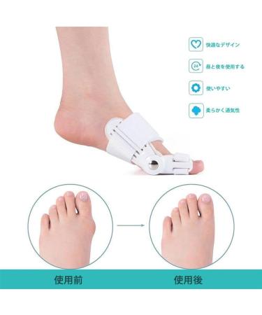Adjustable Bunion Splint & Corrector - Bent Toe Straightener & Toe Separator for Men & Women - Day & Night Support - Buy Online on GoSupps.com