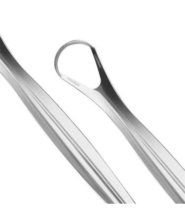 Metal Tongue Scraper Set - 3 Pcs Tongue Cleaners for Adults & Kids | Oral Hygiene & Bad Breath Relief | Includes Protective Case - Buy Online on GoSupps.com