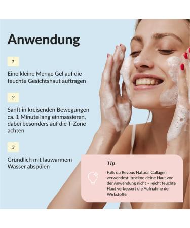 Gel nettoyant pour le visage au collag ne - Enl ve les impuret s Exc s de s bum et les restes de maquillage tout en prenant soin de la peau - R g n re et renforce la barri re hydrolipidique - Buy Online on GoSupps.com