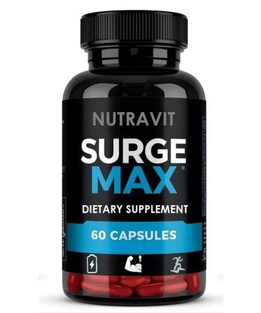 MAGICHOOD Nutravit Surge Maxx Official Formula for Energy Stamina and Performance Premium Formula to Support Overall Well-Being Natural ayurvedic Power Multi Vitamin - 60 Capsules
