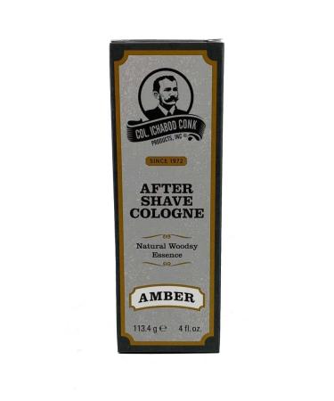 Colonel Ichabod Conk Amber After Shave Cologne 4 Fl. Oz. Glass Bottle Aftershave - Buy Online on GoSupps.com