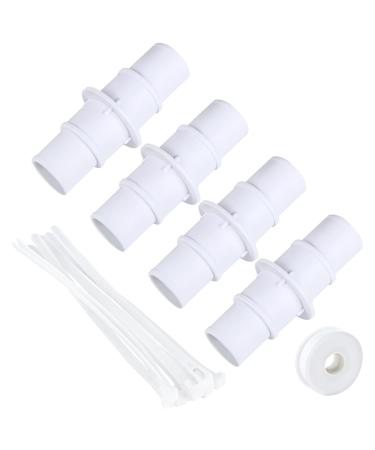 Lot de 4 adaptateurs de tuyau pour nettoyeur de piscine