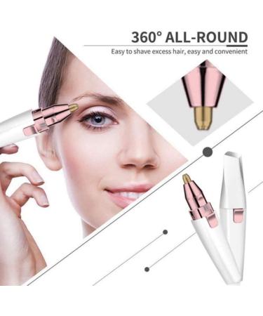 XIXIDIAN Eyebrow Trimmer & Facial Hair Removal for Women 2 in 1 Eyebrow Razor and Hair Remover Painless Eyebrow Lips Body Face Razors for Women - Buy Online on GoSupps.com