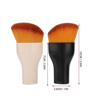 Buy Tyenaza 2Pcs Cosmetic Brush Set - Soft Dense Hair Loose Powder & Blush Brush for Flawless Makeup - International Shipping Available - Buy Online on GoSupps.com