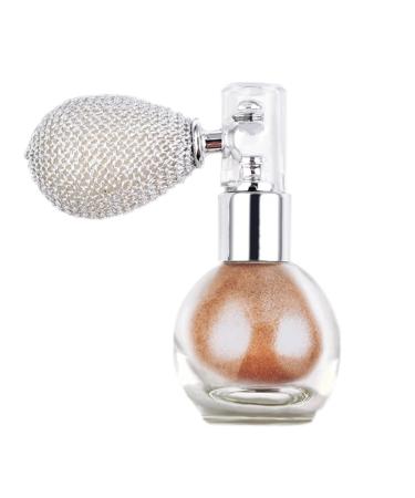 BYNYXI Glitter Powder Spray Highlighter Body Powder Glitter Powder Spray Shimmer Sparkle Powder Face and Body Makeup Loose Glitter Powder Spray Highlight Body Glitter Body Cosmetics