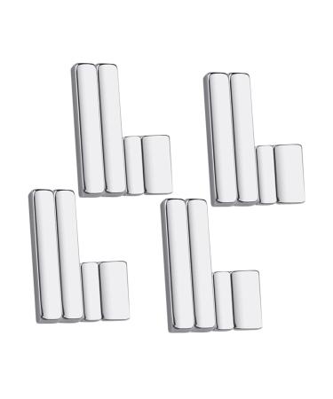 minkissy 4 Sets magnets for nails nail polish magnet for nails French Strip tool magnet 4 piece set magnet set nail Manicure tools suite manicure gel cat eyes magnets magnetic