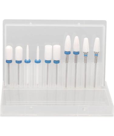 Cuticle Remover Bits High Strength Grinding Polishing Portable Polish Removal Drill Bit with Storage Box for Home for Nail Artist - Buy Online on GoSupps.com