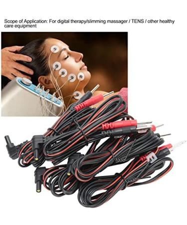 Buy Replacement Electrodes Cable - 10 Pack 2.35mm 1.2m 2-in-1 Pin TENS Cable for Muscle Stimulators | International Shipping - Buy Online on GoSupps.com