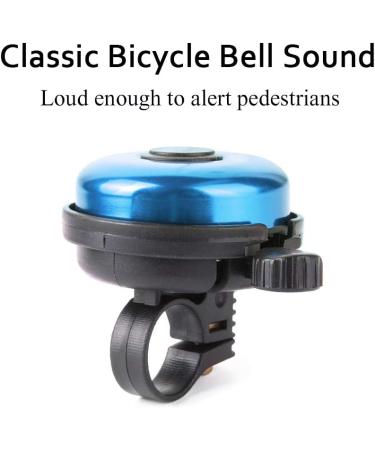 REKATA Aluminum Bike Bell - Loud Sound Bicycle Bell for Adults Kids - Blue - Buy Online on GoSupps.com