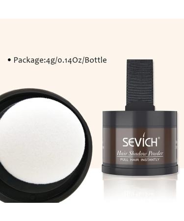 Sevich Instant Hairline Shadow: Grey Hair Root Concealer & Beard Line Touch Up, Medium Brown - Windproof & Sweatproof - Buy Online on GoSupps.com