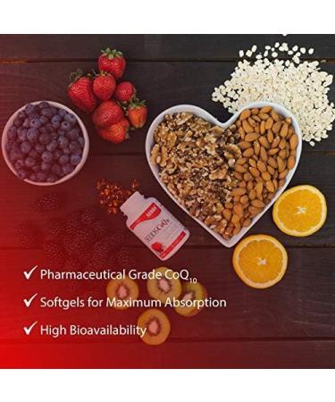 Buy SEDDS CoQ10 Ubiquinol - Premium Cardiovascular Health Supplement Liquid Softgel for Heart Health & Energy (60 Count) - International Shipping Available - Buy Online on GoSupps.com
