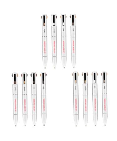 4-in-1 Eyebrow Contour Pen - Long Lasting Defining & Highlighting Pencil in Medium Colors | International Shipping - Buy Online on GoSupps.com