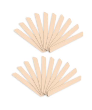 Buy Wooden Wax Spatula Set - 20pcs Square Shape Applicators for Hair Removal - Eco-Friendly Wax Sticks - Buy Online on GoSupps.com