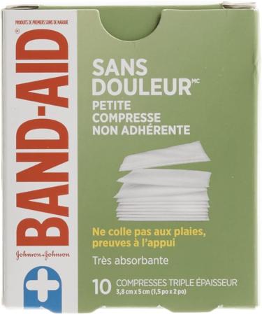 Johnson's First Aid Non Stick Easy Release Pad Small 10 Count (Pack of 1) - Buy Online on GoSupps.com
