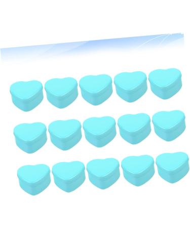 Anneome 15pcs Box Candy for Goodie Bags Candy Case Chocolate Tins Mint Chocolate Box Dry Food Bride Tin Can 9*9*4.5cm Blue - Buy Online on GoSupps.com
