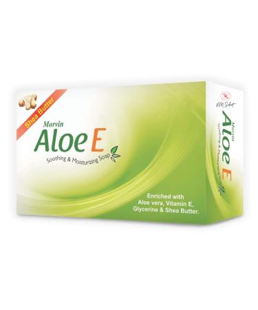 Aloe Vera Soap Bar Enriched with Vitamin E Glycerine & Shea Butter | Soothing & Moisturising Soap | Gentle Sensitive & Nourishing | 75g