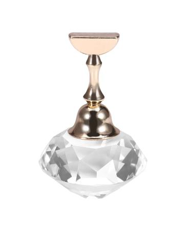 Nail Tips Holder Tips Alloy Magnetic Alloy Art Display Stand Tip for DIY Salon and Manicure Practice (#04)