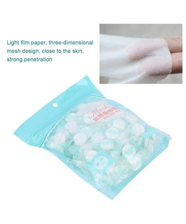 ZJchao Disposable Facial Masks - 100 Pcs DIY Non-Woven Compressed Sheets for Home & Travel Use - Buy Online on GoSupps.com