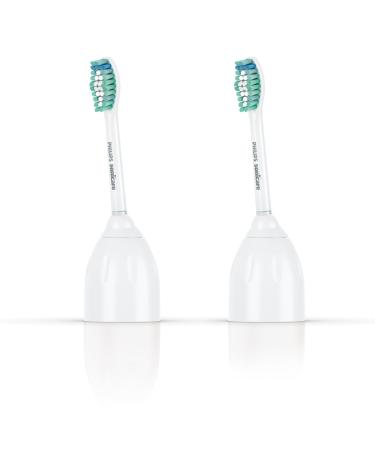 Philips Sonicare E-Series Replacement Toothbrush Heads - 2 Pack, White - HX7022/30 - Buy Online on GoSupps.com