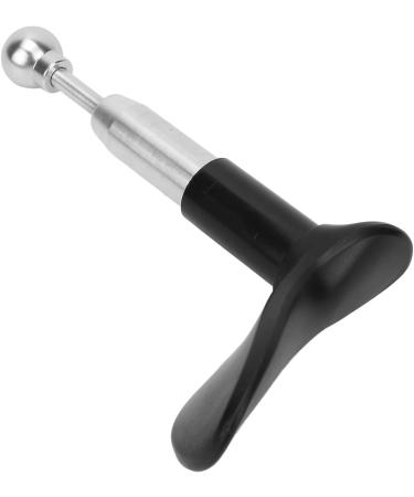 Ververt Touch Spine Adjustment Tool - Stainless Steel Deep Tissue Massage Device | Portable T-Shape for Pain Relief | 8.7 Inches - Buy Online on GoSupps.com