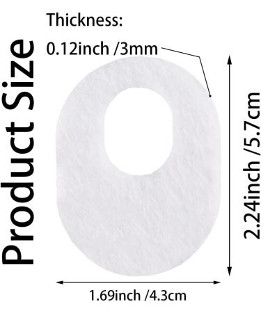 30 Oval Felt Callus Pads - Metatarsal Foot Cushions for Pain Relief | Adhesive Forefoot Protectors for Men & Women - Buy Online on GoSupps.com