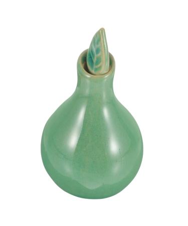 Fomiyes bottle with essential oils made of ceramic oil dispenser bottle made of ceramic aromatopic ceramic car with essential oils salon essential oil glass ceramic pot fragrance oil container spa pack 11x6cm As shown