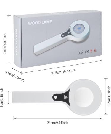 Woods Lamp Skin Analyzer Professional UV Magnifying Analyzer for Skin Diagnosis Facial Salon Beauty Analyzer Lamp One-key Operation for Analyzing Skin and Non-Destructive Testing - Buy Online on GoSupps.com