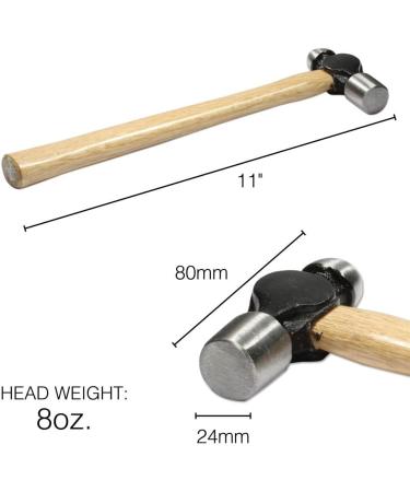 Vintaj Beadsmith 8 oz Ball Pein Hammer 11 - Essential Jewelry Making Tool - Buy Online on GoSupps.com