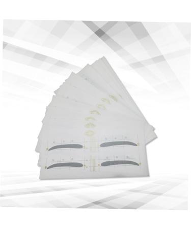 FOMIYES 24 Pcs 48 Eyebrow Card Eyebrow Styling Tool Eyebrow Stencils Sticker Eyebrow Pencil Eyebrow Trimming - Buy Online on GoSupps.com