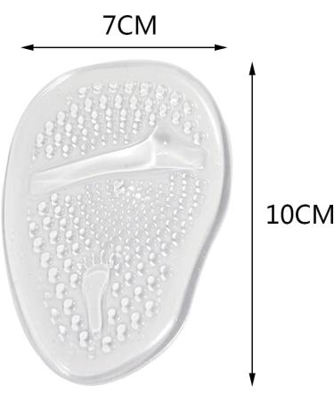 High Heel Pads - 2 Pairs (4 Pieces) Anti-Slip Silicone Insoles for Extreme Comfort | Ultra-Thin Gel Shoe Pillows - Buy Online on GoSupps.com