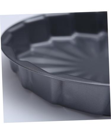 Zerodeko 1pc Carbon Steel Baking Pan Cake Mold Metal Id Tags Cake Baking Pan Flat Black Cake Pan Carbon Steel Cake Pan Household Baking Pan Bakeware Pan Nonstick Baking Mold Round Windmill - Buy Online on GoSupps.com