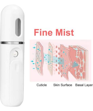 Cimenn Portable Nano Facial Mist Cold Spray Hydrating Sprayer Humidifier Atomization Mister - Buy Online on GoSupps.com