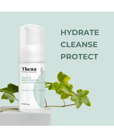 Intense Restorative Face Cream for Dry Skin | Organic Natural Moisturizer | Travel Size Fragrance-Free | Thena RESTORE Collection - Buy Online on GoSupps.com