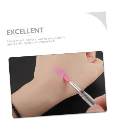 Mipcase 16 Pcs Silicone Lip Brush Set - Portable Lip Makeup Tool with Lid for Perfect Lipstick Application - Buy Online on GoSupps.com