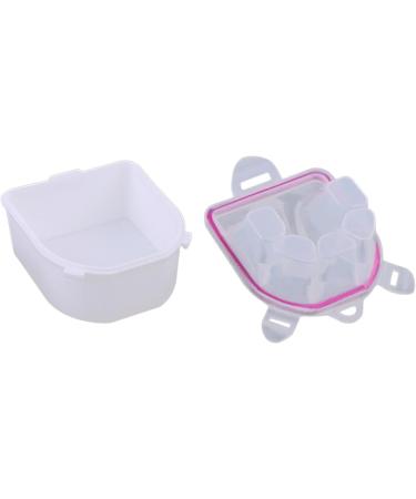 Milageto Nail Soaking Bowl Gel Polish Powder Remover Thickened Manicure Bowl Nail Art Tool for Salon Nails Spa Pink - Buy Online on GoSupps.com