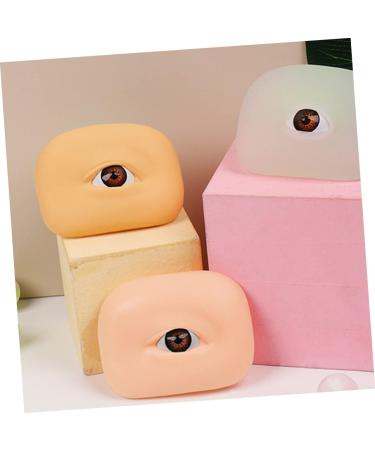 Healeved 8 Pcs Eye Practice Skin Fake Skin Eyebrow Practice Board Supplies Eyes Makeup - Buy Online on GoSupps.com