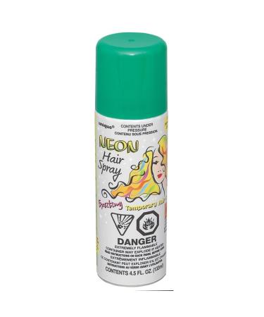 Unique Green Neon Hair Spray - Perfect for Your Bold Standout Look & Special Events - 3.17 fl oz (1 Pc) (Pack of 2) Green 4.5 Fl Oz (Pack of 2) - Buy Online on GoSupps.com