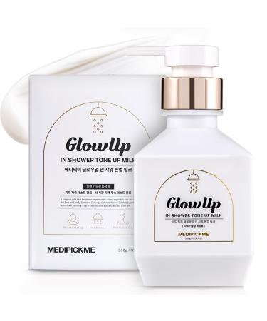 Glow Up In Shower Tone Up Milk 10.58 Oz Body Mosturizer Light Skin Cream Korean Skin Care Tone Up Effect By Just Simply Taking A Shower. Made Of Vitamin Yellang Yellang Flower Oil