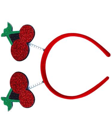 MAGICLULU Summer Cherry Headband Cherry Design Headbands Hair Hoops Head Boppers Hairband Women Costume Accessories Summer Party Favor Picture 2